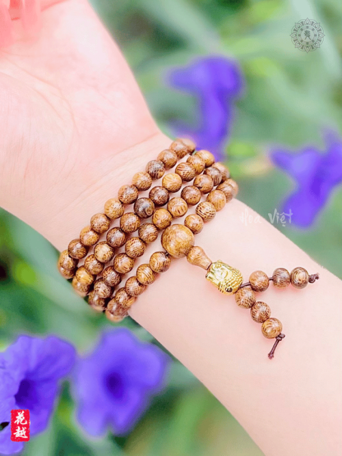 VÒNG TRẦM 108 HẠT MIX CHARM PHẬT - KT 5 LI