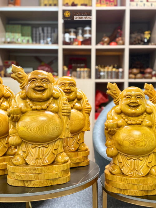 TƯỢNG PHẬT DI LẶC VẠN SỰ NHƯ Ý - SIZE LỚN - KT 43X23X23